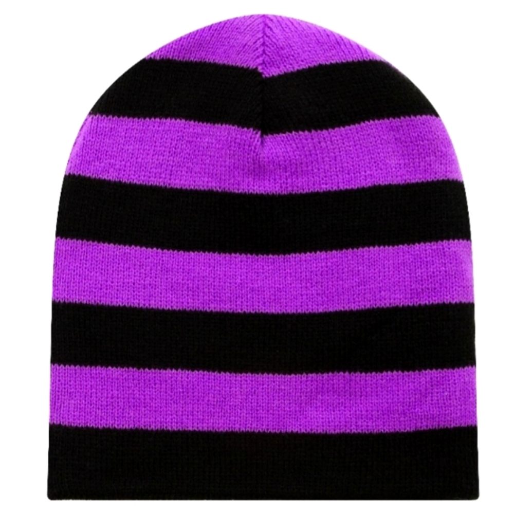 striped skater hat beanie